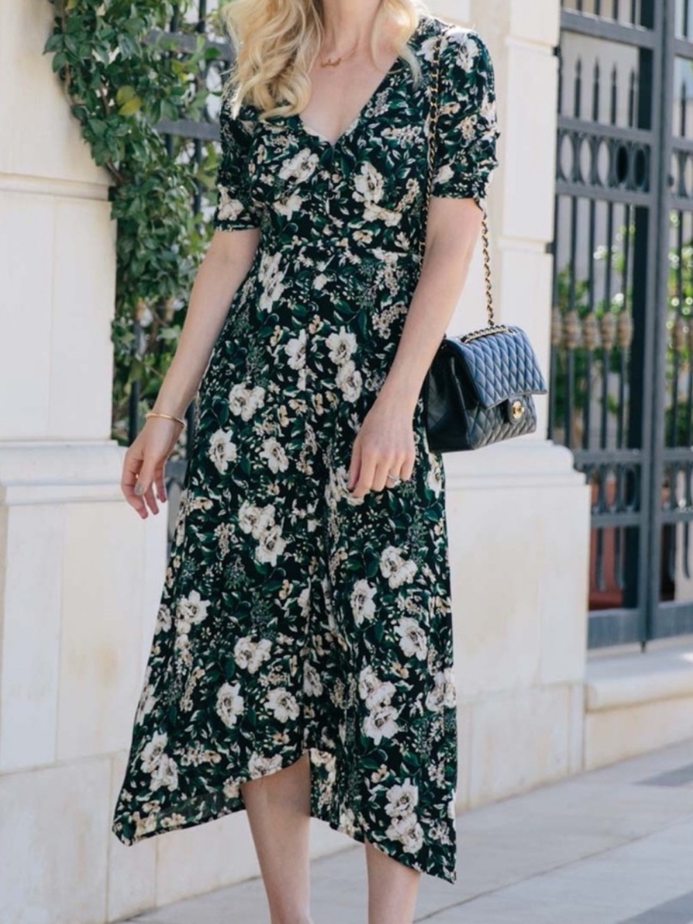 NWT ASTR THE LABEL Button Front Midi Dress